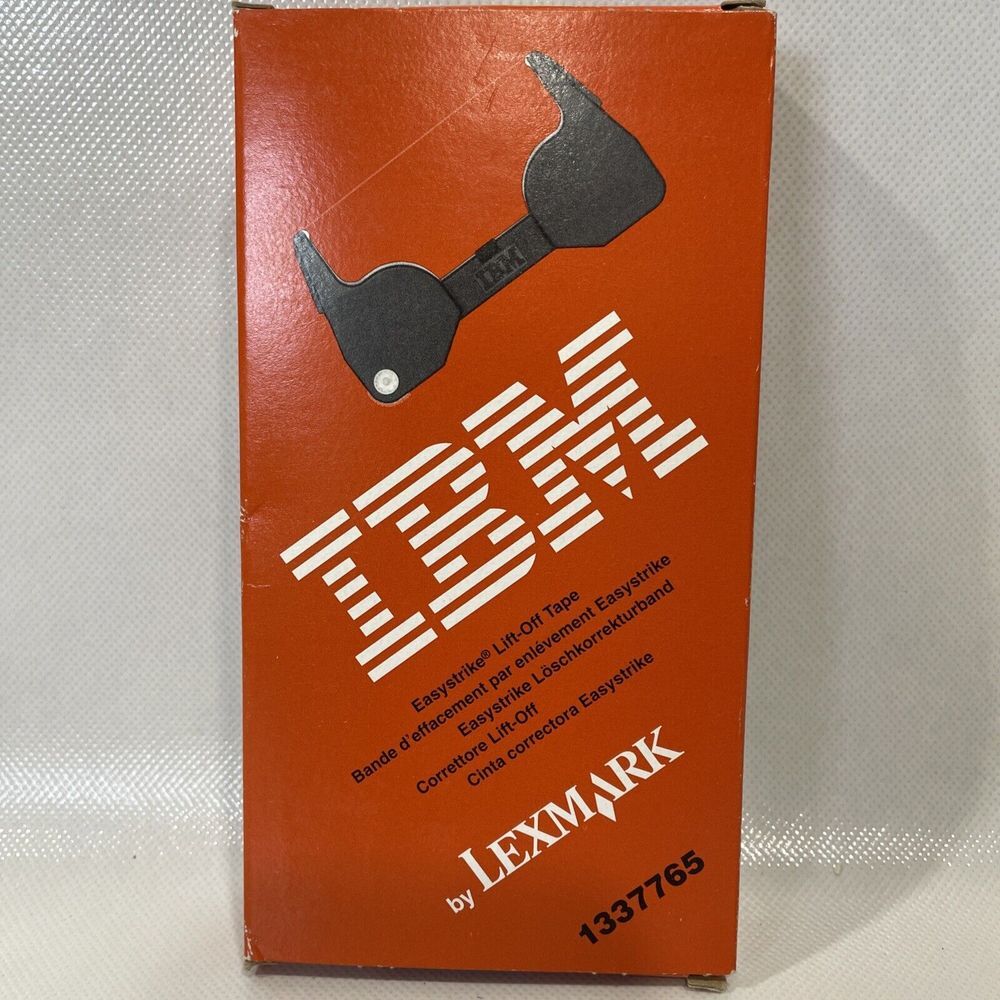 IBM Easystrike Lift-Off Tape by Lexmark 1337765 NEW Vintage 1984‎